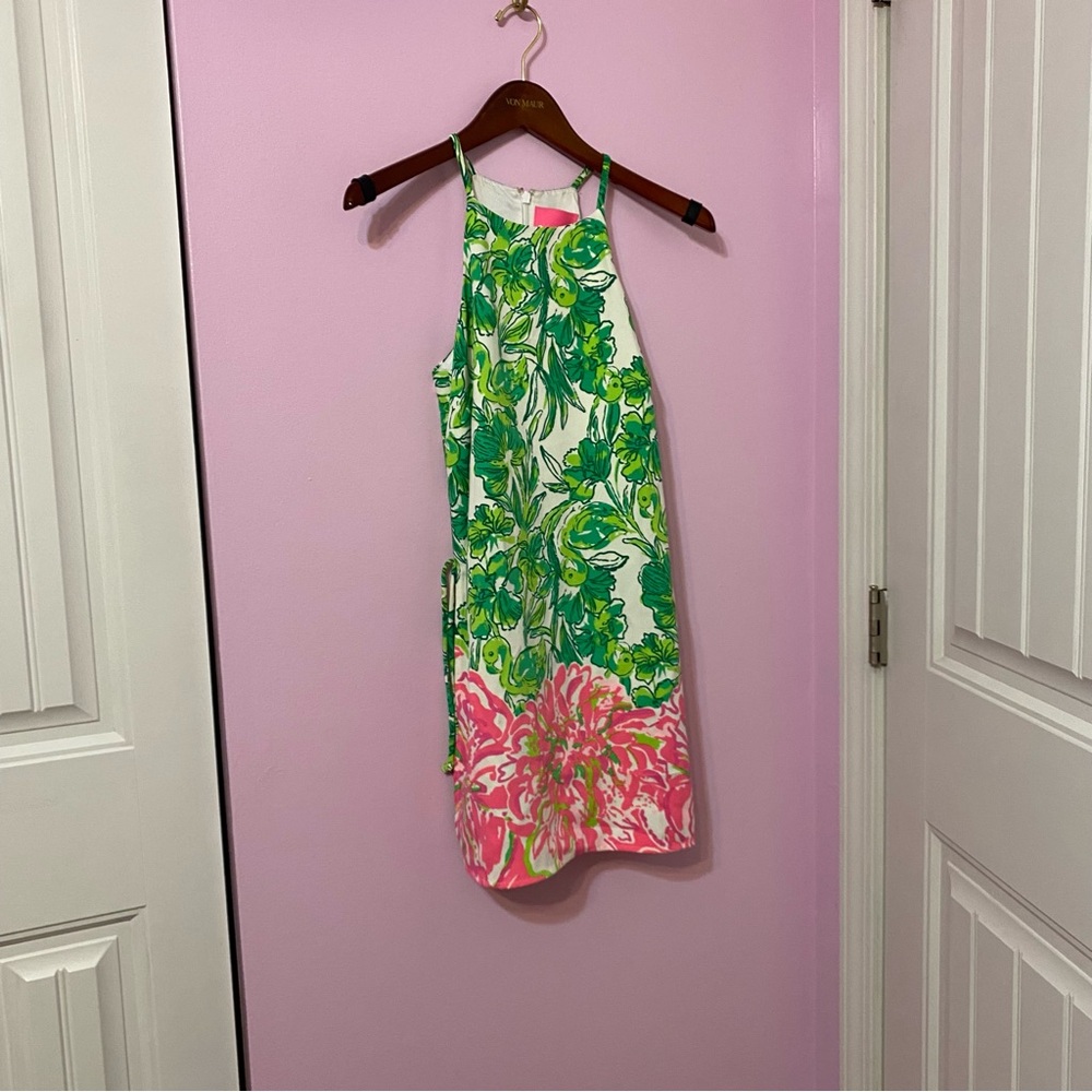 Lilly Pulitzer Pearl Romper Flamingle size 00
